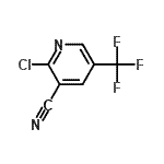 CAS#: 624734-22-1, 2-chloro-5-(trifluoromethyl)pyridine-3-carbonitrile