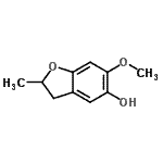 CAS#: 624900-97-6, 6-Methoxy-2-methyl-2,3-dihydro-1-benzofuran-5-ol