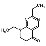 CAS#: 625107-67-7, 2,8-Diethyl-7,8-dihydropyrido[2,3-d]pyrimidin-5(6H)-one