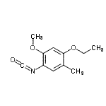 CAS 登录号：625119-57-5， 1-乙氧基-4-异氰酸-5-甲氧基-2-甲基苯