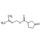 CAS 登录号：625127-90-4， 3-甲基-2-丁烯-1-基3-氧代环戊烷羧酸酯