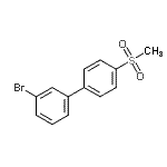 CAS#: 62579-54-8, 3-Bromo-4'-(Methylsulfonyl)Biphenyl