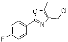 CAS#: 625826-69-9, 4-(Chloromethyl)-2-(4-fluorophenyl)-5-methyl-1,3-oxazole