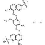 CAS#: 6262-04-0, Disodium 5-({4-[(4-Amino-6-Sulfonato-1-Naphthyl)Diazenyl]-2-Methoxy-5-Methylphenyl}Diazenyl)-6-Hydroxy-2-Naphthalenesulfonate