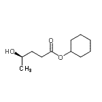 CAS#: 626243-21-8, Cyclohexyl (4R)-4-hydroxypentanoate