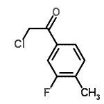 CAS#: 627463-24-5, 2-Chloro-1-(3-fluoro-4-methylphenyl)ethanone