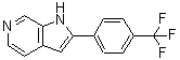 CAS#: 627511-04-0, 2-[4-(Trifluoromethyl)Phenyl]-1H-Pyrrolo[2,3-c]Pyridine