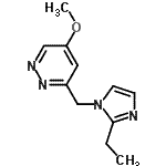 CAS#: 627525-67-1, 3-[(2-Ethyl-1H-imidazol-1-yl)methyl]-5-methoxypyridazine