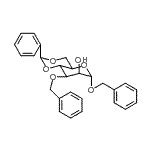 CAS 登录号：62774-16-7， 苄基3-O-苄基-4,6-O-亚苄基吡喃己糖苷