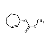 CAS 登录号：627853-99-0， (1S)-2-环庚烯-1-基甲基碳酸酯