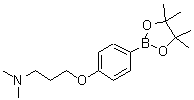 CAS 登录号：627899-90-5， 4-[3-(二甲基氨基)丙氧基]苯硼酸频哪醇酯