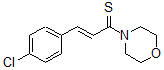 CAS 登录号：62825-32-5， (E)-4-[3-(4-氯苯基)-1-硫代-2-丙烯基]-吗啉