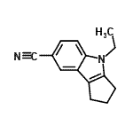 CAS#: 628294-81-5, 4-ethyl-2,3-dihydro-1H-cyclopenta[b]indole-7-carbonitrile