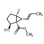 CAS#: 628317-44-2, Methyl (1R,2S,5S,6S)-2-hydroxy-6-[(1E)-1-propen-1-yl]bicyclo[3.1.0]hexane-1-carboxylate