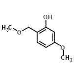 CAS 登录号：62849-09-6， 5-甲氧基-2-(甲氧基甲基)苯酚