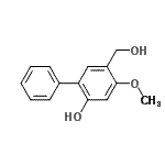 CAS#: 628711-12-6, 5-(Hydroxymethyl)-4-methoxy-2-biphenylol