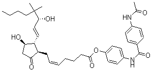 CAS#: 62873-55-6, 11,15-Dihydroxy-16,16-Dimethyl-9-Oxo-(5Z,11A,13E,15R)-Prosta-5,13-Dien-1-Oicacid 4-[[4-(Acetylamino)Benzoyl]Amino]Phenyl Ester