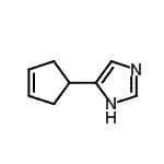 CAS#: 628731-45-3, 4-(3-Cyclopenten-1-yl)-1H-imidazole