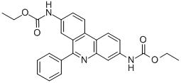 CAS 登录号：62895-39-0， 3,8-二-(乙氧羰基氨基)-6-苯基菲啶