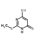 CAS#: 6299-30-5, 2-(Methylsulfanyl)-6-Sulfanyl-4(3H)-Pyrimidinethione
