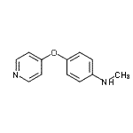 CAS#: 630125-30-3, N-Methyl-4-(4-pyridinyloxy)aniline