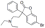 CAS 登录号：6302-80-3， 6-溴-3-(2-二乙基氨基乙基)-3-苯基-苯并呋喃-2-酮