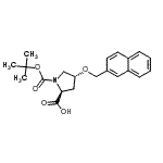 CAS#: 630425-40-0, (4R)-1-{[(2-Methyl-2-propanyl)oxy]carbonyl}-4-(2-naphthylmethoxy)-L-proline