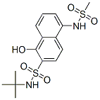 CAS#: 63059-34-7, N-(Tert-Butyl)-1-Hydroxy-5-[(Methylsulphonyl)Amino]Naphthalene-2-Sulphonamide