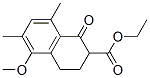 CAS 登录号：6307-26-2， 5-甲氧基-6,8-二甲基-1-氧代-四氢萘-2-羧酸乙酯