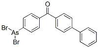 CAS#: 6307-56-8, [4-([1,1'-Biphenyl]-4-Ylcarbonyl)Phenyl]-Arsonous Dibromide