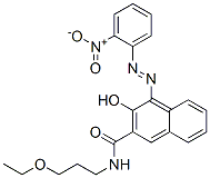 CAS#: 63074-58-8, N-(3-Ethoxypropyl)-3-Hydroxy-4-[(2-Nitrophenyl)Azo]Naphthalene-2-Carboxamide