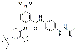 CAS#: 63134-31-6, Acetic Acid 2-[4-[[2-[2,4-Bis(1,1-Dimethylpropyl)Phenoxy]-5-Nitrobenzoyl]Amino]Phenyl] Hydrazide