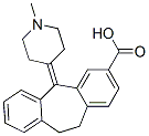 CAS#: 63141-67-3, 10,11-Dihydro-5-(1-methyl-4-piperidinylidene)-5H-dibenzo(a,d)cycloheptene-3-carboxylic acid