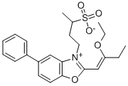 CAS#: 63148-98-1, 2-(2-Ethoxy-1-Butenyl)-5-Phenyl-3-(3-Sulfobutyl)Benzoxazolium Inner Salt