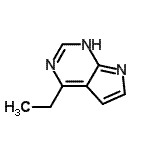 CAS#: 63205-44-7, 4-Ethyl-1H-Pyrrolo[2,3-d]Pyrimidine