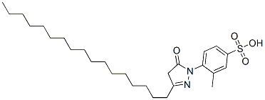 CAS#: 63217-34-5, 4-[(3-Heptadecyl-4,5-Dihydro-5-Oxo-1H-Pyrazol)-1-Yl]-3-Methylbenzenesulfonic Acid