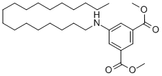 CAS 登录号：63217-37-8， 5-(十八烷基氨基)间苯二甲酸二甲酯