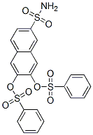 CAS 登录号：63217-38-9， 6,7-二[(苯基磺酰基)氧基]萘-2-磺酰胺