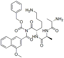 CAS 登录号：63244-88-2， 苄氧羰基-丙氨酰-丙氨酰-赖氨酰-4-甲氧基-2-萘甲酰胺