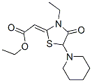 CAS#: 63250-48-6, Ethyl (Z)-(3-Ethyl-4-Oxo-5-Piperidin-1-Ylthiazolidin-2-Ylidene)Acetate