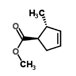 CAS 登录号：63255-72-1， 甲基(1R,2R)-2-甲基-3-环戊烯-1-羧酸酯
