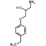 CAS 登录号：63273-71-2， 1-氨基-3-(4-乙基苯氧基)-2-丙醇