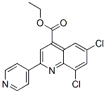 CAS 登录号：6332-49-6， 6,8-二氯-2-吡啶-4-基-喹啉-4-羧酸乙酯