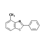 CAS#: 63325-84-8, 4-Methyl-2-Phenyl-1,3-Benzothiazole