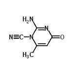 CAS 登录号：633299-72-6， 2-氨基-6-甲基-4-氧代-1(4H)-嘧啶甲腈