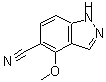 CAS#: 633327-14-7, 4-Methoxy-1H-indazole-5-carbonitrile