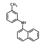 CAS 登录号：63350-97-0， N-(3-甲基苯基)-1-萘胺