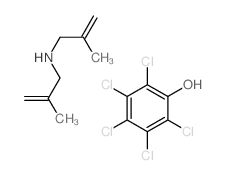 CAS 登录号：6338-67-6， 2-甲基-N-(2-甲基丙-2-烯基)丙-2-烯-1-胺 2,3,4,5,6-五氯苯酚化合物