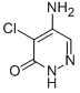 CAS 登录号：6339-19-1， 4-氨基-5-氯哒嗪-6-酮