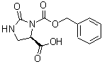 CAS 登录号：634614-25-8， (4R)-3-[(苄氧基)羰基]-2-氧代-4-咪唑烷羧酸